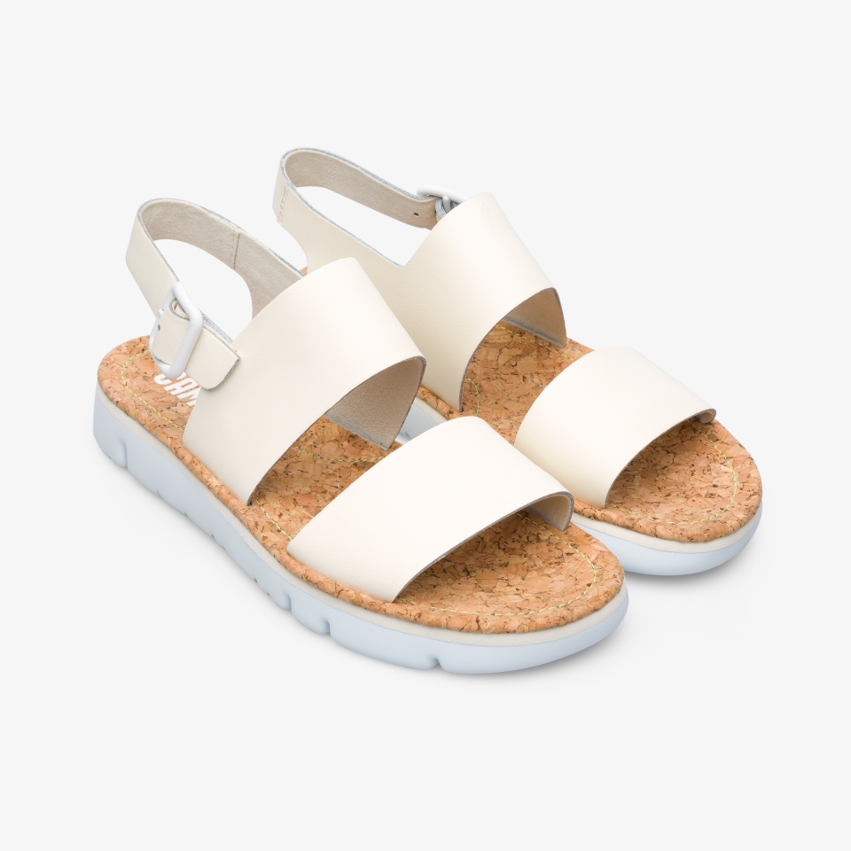 Camper Oruga Cream - Camper Women's Sandals ||2985-LMVCR||